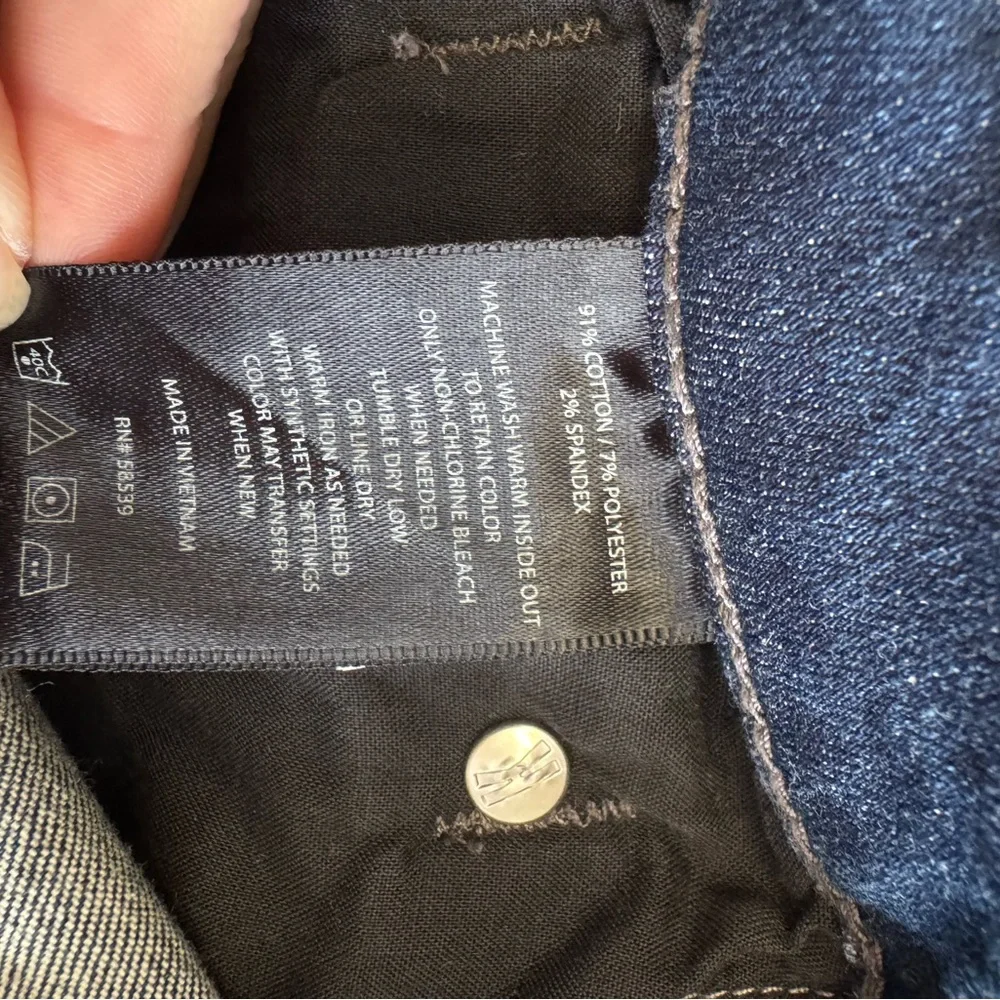 Kut From The Kloth Size 10 Mia Toothpick‎ Skinny Blue Jeans Stretch Distressed